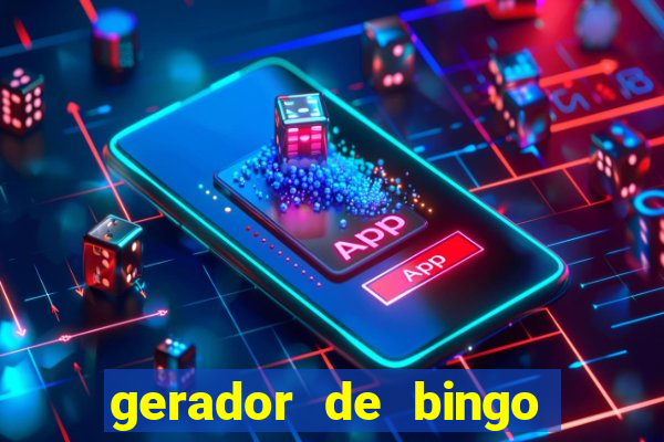 gerador de bingo de palavras